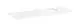 Hansgrohe-HG-Xelu-Q-Konsole-1360-550-mit-Ausschnitt-rechts-fuer-Aufsatzwaschtisch-mit-Hahnloch-Weiss-Hochglanz-54124050 gallery number 1